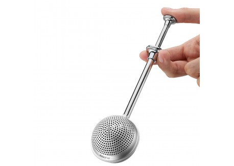 T-Ball RVS theebal-ei met zuiger 17,5 cm