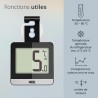 Zie dia Digitale Koelkast- en Vriezerthermometer Zwart 9,5 x 6 cm