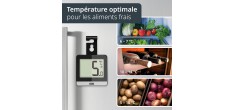 Digitale Koelkast- en Vriezerthermometer Zwart 9,5 x 6 cm