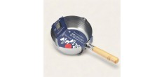 Yukihira Gehamerde RVS Steelpan/Koekenpan 20 cm 1,6L met Giettuit