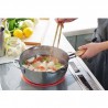 Voir la slide Yukihira Casserole/Poelon Inox Martelé avec Bec Verseur 24 cm 2,4L