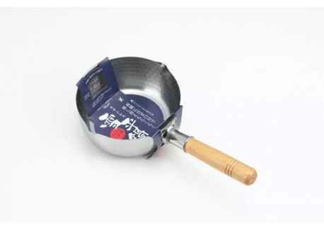 Yukihira Gehamerde RVS Steelpan/Koekenpan 16 cm 1L met Giettuit