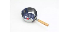 Yukihira Gehamerde RVS Steelpan/Koekenpan 16 cm 1L met Giettuit