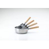 Zie dia Yukihira Gehamerde RVS Steelpan/Koekenpan 16 cm 1L met Giettuit
