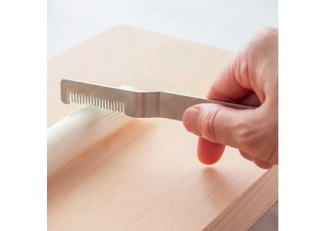 EatoCo Saku Couteau à Julienne Poireaux Inox 16 cm