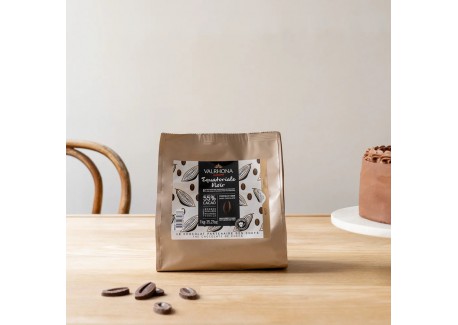 Chocolat Noir Equatoriale 55% Sachet Fèves 1 kg