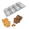 Zie dia Teddybeer Siliconen Mal 68 79mm 8x68 ml