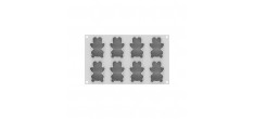 Teddybeer Siliconen Mal 68 79mm 8x68 ml