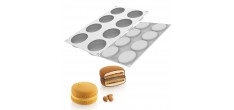 Kit 2 Moules en Silicone Macaron 110 65 mm 8x110 ml 