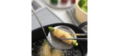 Aikata Ecumoire Fine Inox à Tempura et à Friture Japonaise 27 cm