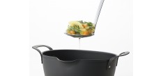 Aikata Fijne RVS schuimspaan voor tempura en Japans frituren 27 cm