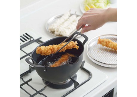 Aikata Tempura en Koekenpan in Staal 20 x 16 cm
