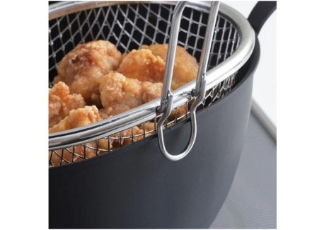 Aikata Panier à Friture Inox pour Marmite à Tempura et à Frire