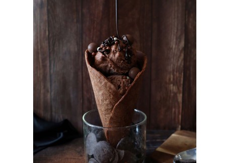 Bereiding voor Zelfgemaakte Cacao-ijs 185 g