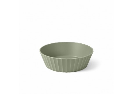 Paestum Hera Medium Saladekom 20x6 cm Tijmgroen