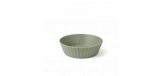 Paestum Hera Medium Saladekom 20x6 cm Tijmgroen
