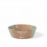 Zie dia Paestum Hera Medium Saladekom 20x6 cm Tijmgroen