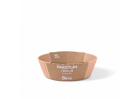 Paestum Hera Medium Saladekom 20x6 cm Roze Terracotta