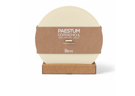Paestum Coperchio Couvercle pour Saladier Large 25 cm Beige Sable 