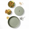 Zie dia Paestum Coperchio Large Deksel saladekom 25 cm Groene tijm