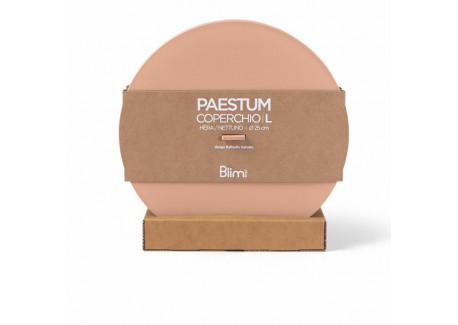 Paestum Coperchio Large Deksel saladekom 25 cm Roze Terracotta