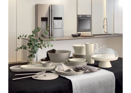 Paestum Hera Small Saladekom 15x6 cm Zandbeige