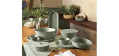 Paestum Nettuno XLarge saladekom 30x12 cm Groene tijm