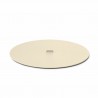 Zie dia Paestum Coperchio XLarge Deksel saladekom 30 cm Zandbeige