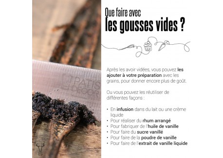 Vanillestokjes BourBon Madagascar 2 dlg