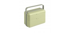 Bauletto Rechthoekige lunchbox met handvat 21x18 cm licht tijmgroen