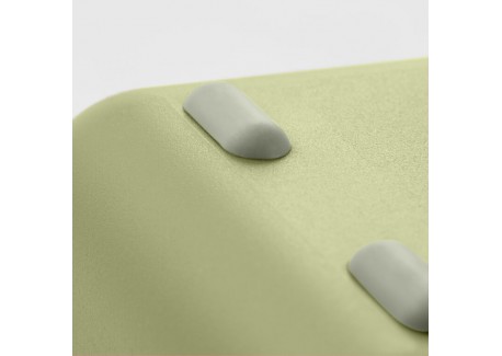 Bauletto Lunch Box Rectangulaire avec Poignée 21x18 cm Vert Thym Clair
