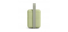 Bauletto Lunch Box Rectangulaire avec Poignée 21x18 cm Vert Thym Clair