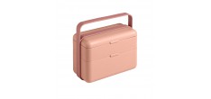 Bauletto Lunch Box Rectangulaire avec Poignée 21x18 cm Rose Flamingo -