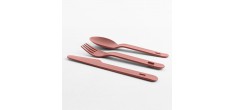 Bauletto Rechthoekige lunchbox met handvat 21x18 cm roze Famingo