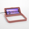 Zie dia Bauletto Rechthoekige lunchbox met handvat 21x18 cm roze Famingo
