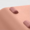Zie dia Bauletto Rechthoekige lunchbox met handvat 21x18 cm roze Famingo