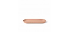 Paestum Minerva Plateau à Servir avec Bords Medium 37x15 cm Rose Terra
