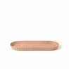 Voir la slide Paestum Minerva Plateau à Servir avec Bords Medium 37x15 cm Rose Terra