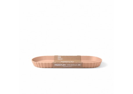 Paestum Minerva Plateau à Servir avec Bords Medium 37x15 cm Rose Terra