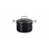 Voir la slide Essentiel Casserole Faitout Antiadhésif Céramique 20 cm 3,8L Couvercle