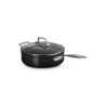 Zie dia Essentiel Antiaanbak Keramische Braadpan 26 cm 4 L Glazen Deksel