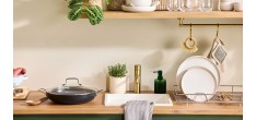 Essentiel Sauteuse Provençale Antiadhésive Céramique 28 cm 3,2L Couver