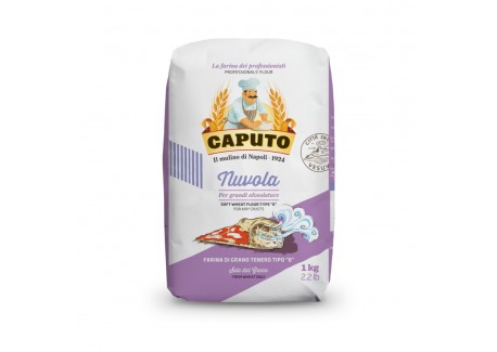 Nuvola Zachte tarwebloem "0" voor Napolitaanse pizza en focaccia 1 kg