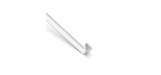 RVS platte bodem pollepel voor pizzasaus 30 cm14,5 cl