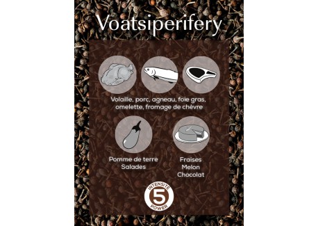 Voatsiperifery Wilde Zwarte Peper Versheidszakjes 3x20g