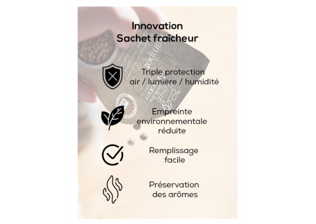 Sachets Fraicheur Gros Sel Blanc Sec Désert Kalahari pour Moulins 7x50