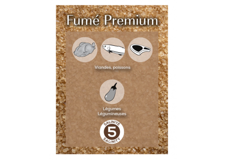 Premium Artisanale Versheidszakjes Gerookt Zout 3x50g