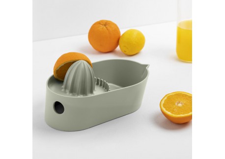 Oblo Presse Agrumes Manuel avec Réservoir 26 x 14 cm Vert Thym