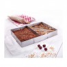 Voir la slide Cadre à Pâtisserie Rectangulaire Extensible Inox avec Séparateur 