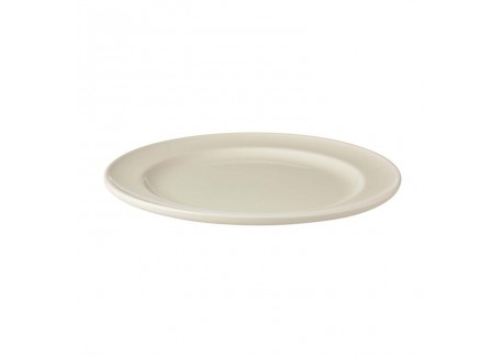 Kitchen Plat Keramisch Bord Glanzend Crèmewit Emaille 21 cm